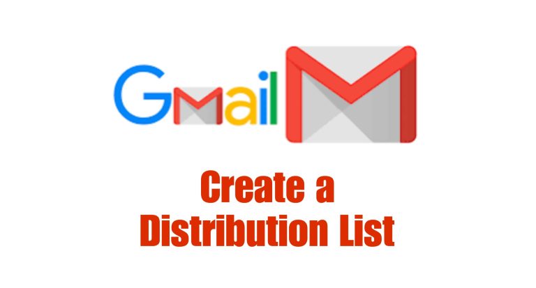 How to Create a Distribution List in Gmail: Simplify Your Emailing