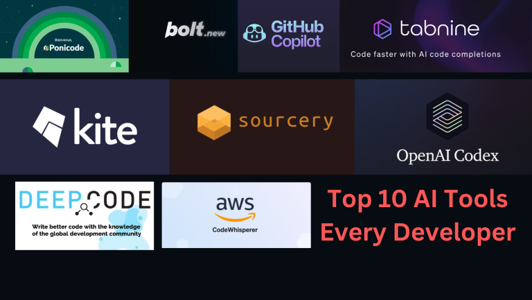 Top 10 AI Tools Every Developer