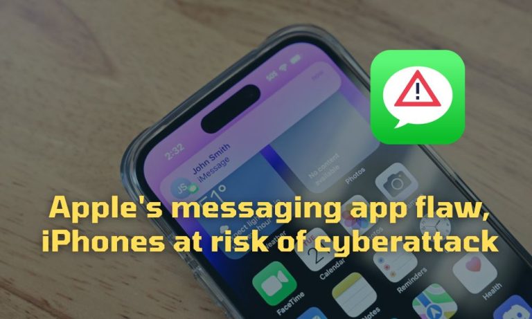 Apple's messaging app flaw, iPhones at risk of cyberattack