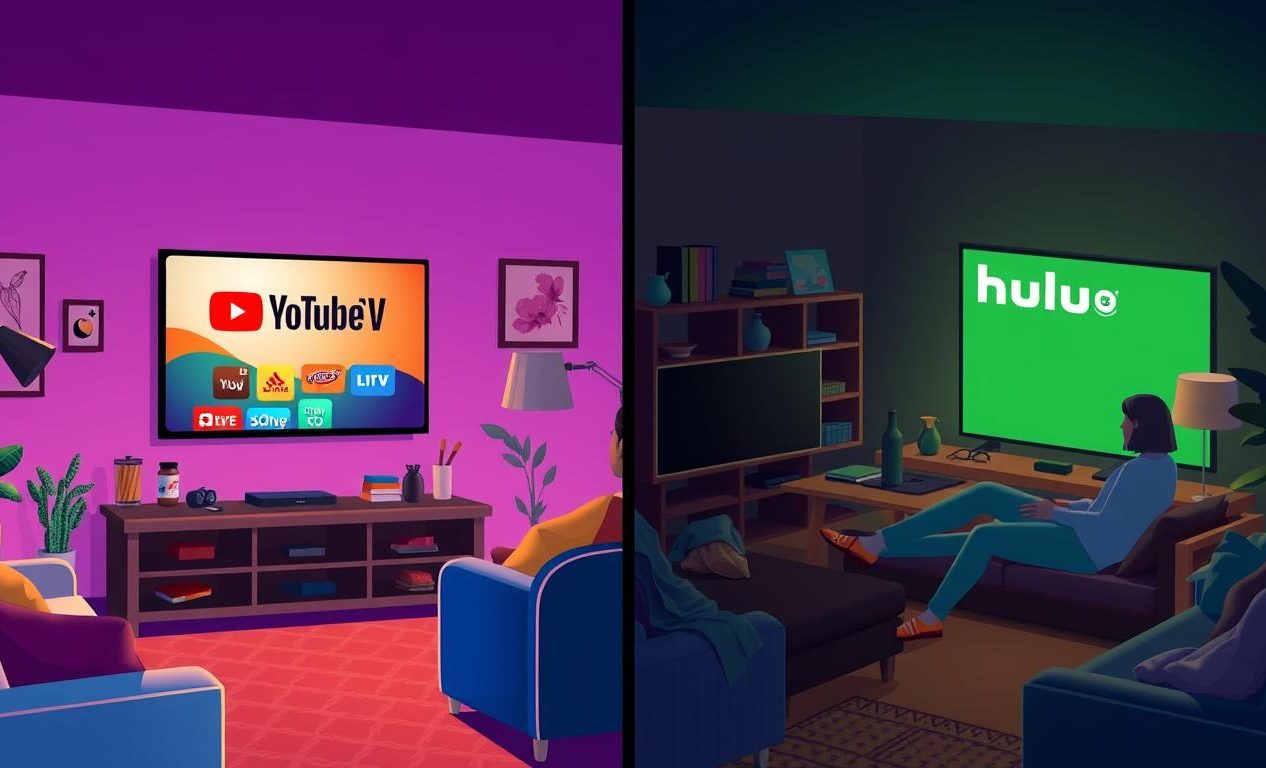 Hulu Live T-V vs YouTube TV